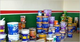 Trabalhamos com as melhores tintas do mercado.